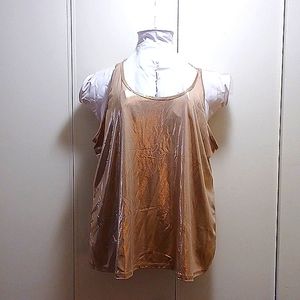 26/28 Gold Livi Active by Lane Bryant top